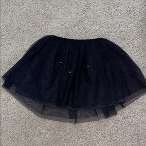 Girls L black sparkle tutu size 10/12